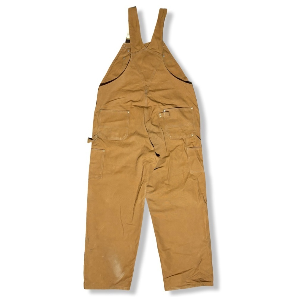 Carhartt Bib Double Knee Work Overalls - Picture 2 of 6